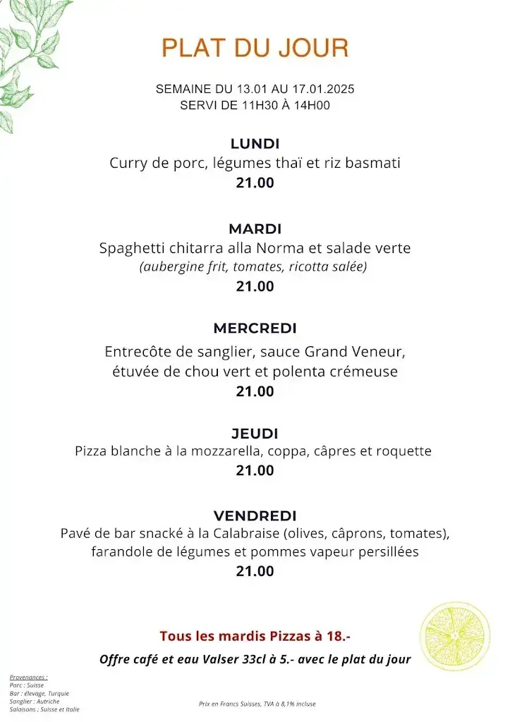 Menu_Restaurant & Bar Bains de Saillon_Saillon_image_1