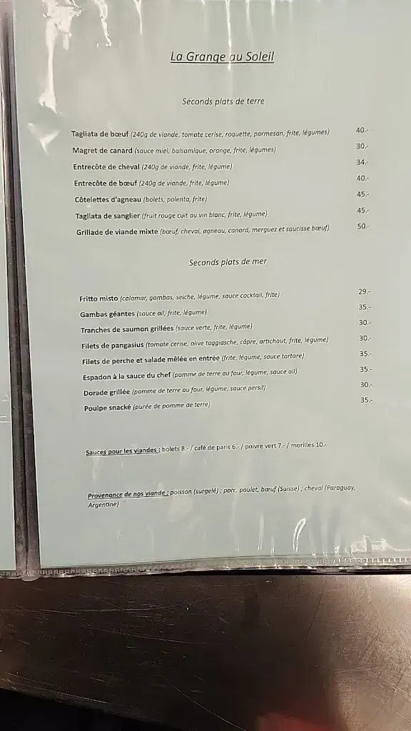 Auberge de la Grange au Soleil_Collombey-Muraz_menu_image_1