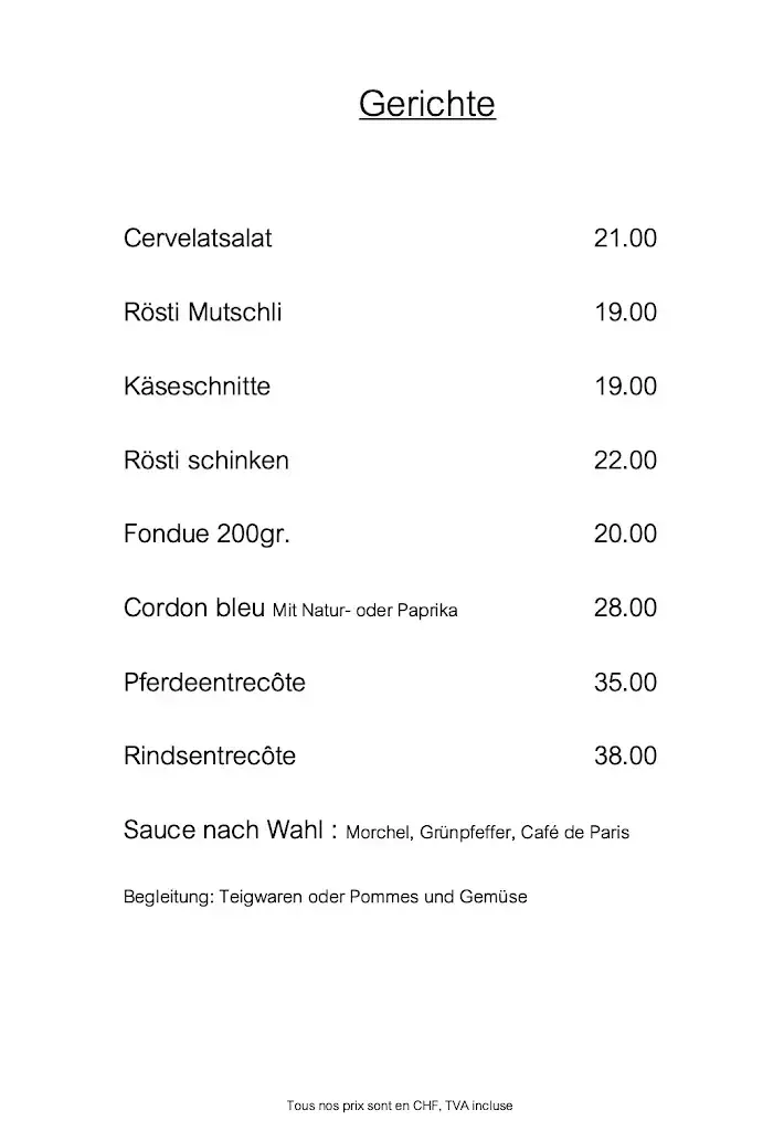 Menu_Hôtel-Restaurant Chalet Mont-Crosin_Cormoret_image_3