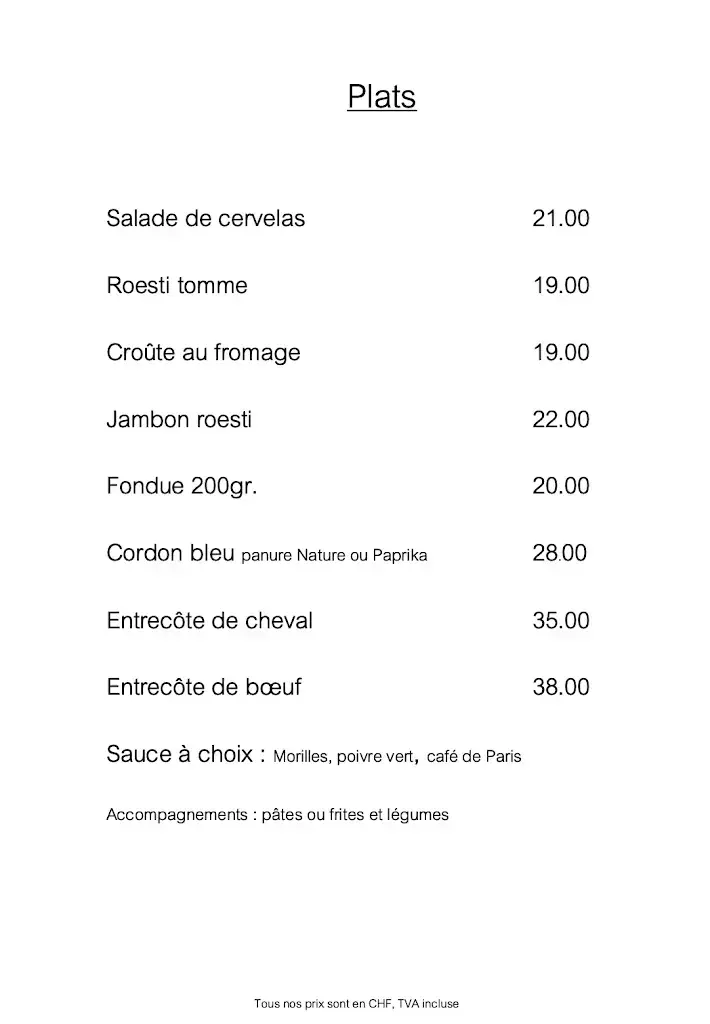 Menu_Hôtel-Restaurant Chalet Mont-Crosin_Cormoret_image_4