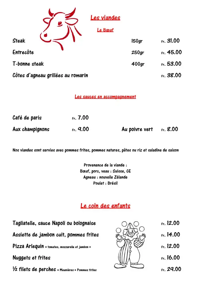 Menu_La Taverne de la Tour_Port-Valais_image_4