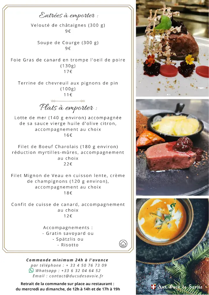 Menu_Aux Ducs de Savoie_France_image_2