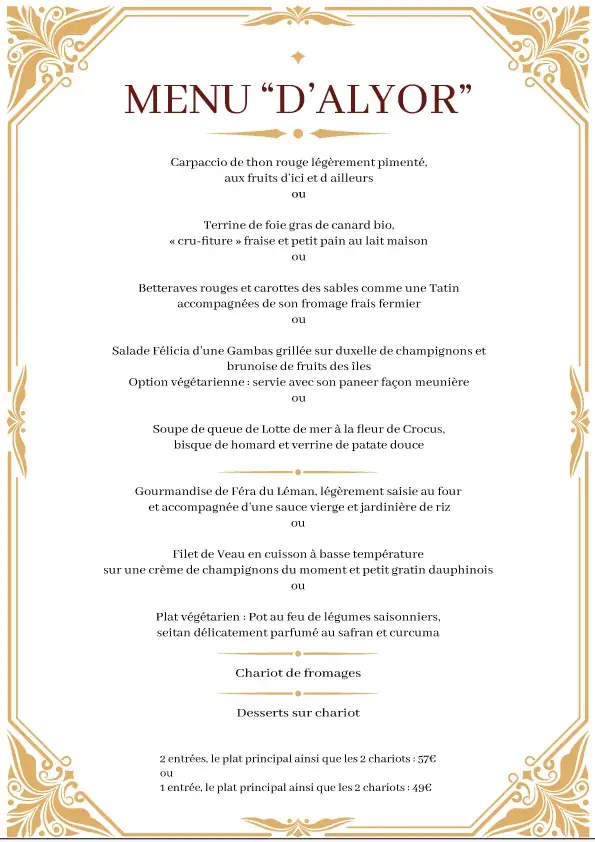 Menu_Aux Ducs de Savoie_France_image_3