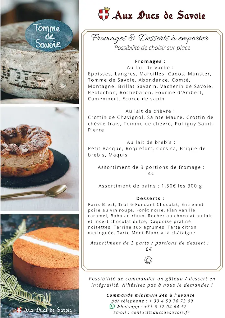 Menu_Aux Ducs de Savoie_France_image_4