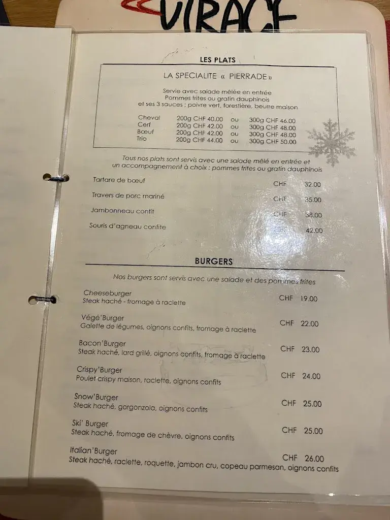 Restaurant Le Virage_Champoussin_menu_image_1