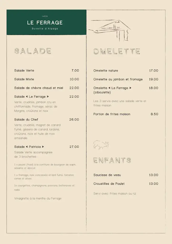 Menu_Le Ferrage buvette d'alpage_Morgins_immagine_2