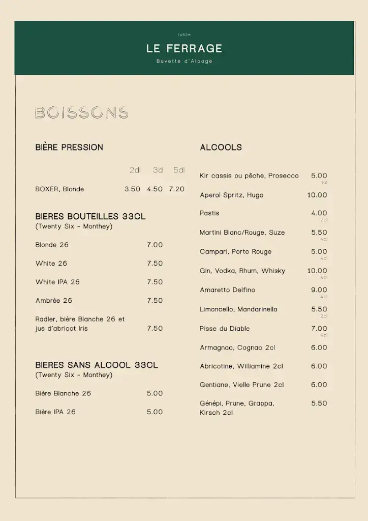 Menu_Le Ferrage buvette d'alpage_Morgins_immagine_4