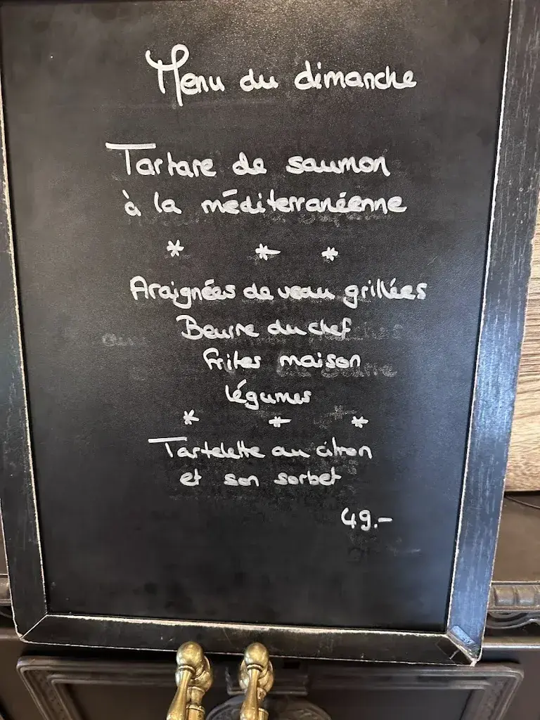 Menu_Hôtel Restaurant La Croix Fédérale_Muriaux_image_2