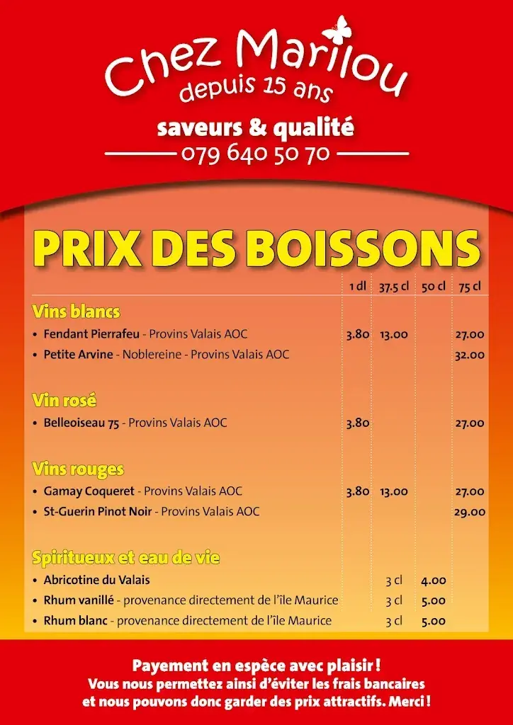 Menu_Chez Marilou - La Buvette, Spécialités aux fromages - Malakoffs - Sandwichs chaud à la raclette du Valais - Fait maison_Vouvry_image_4