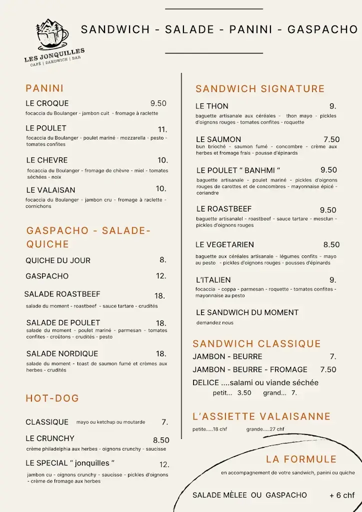 café bar sandwich Les Jonquilles_Champéry_menu_image_1