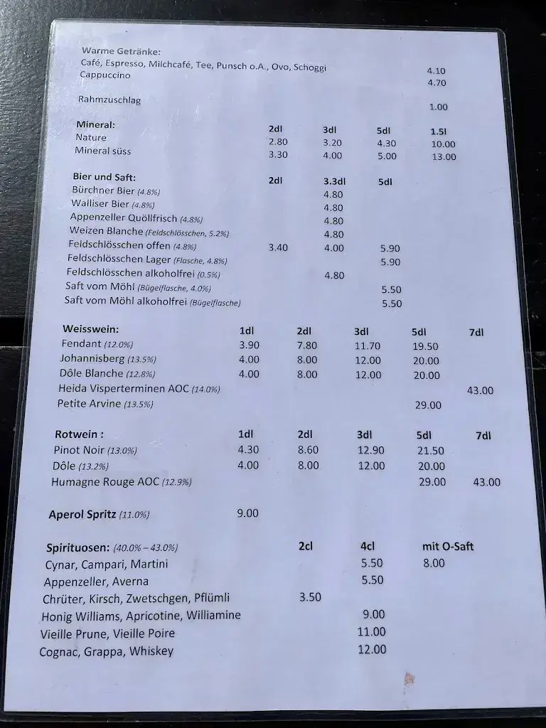 Menü_Restaurant Panorama_Bürchen_Bild_3