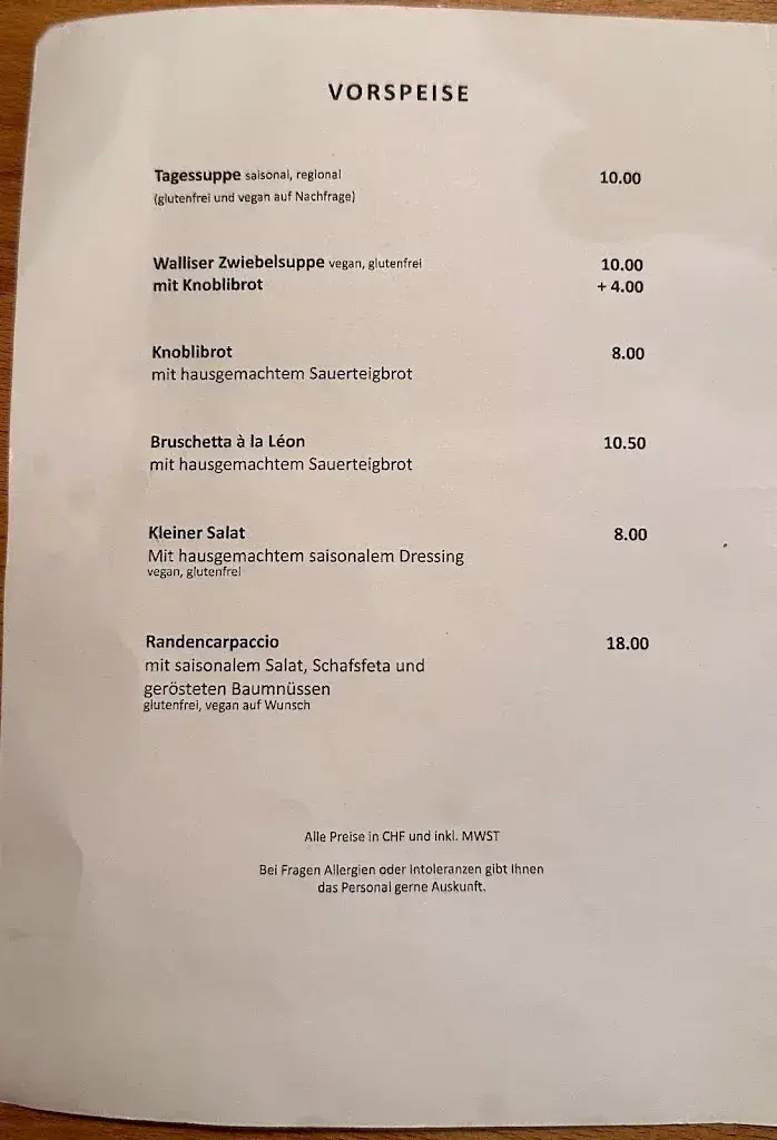 Menü_Gletschertisch_Bettmeralp_Bild_2