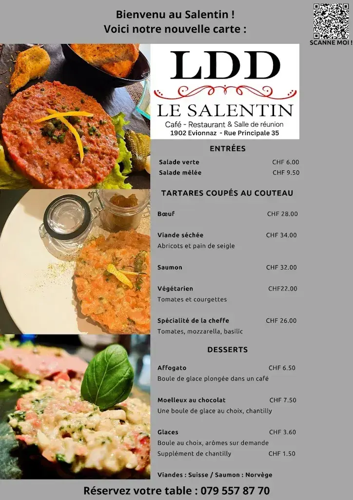 Café - Restaurant Le Salentin à Evionnaz restaurant à Evionnaz