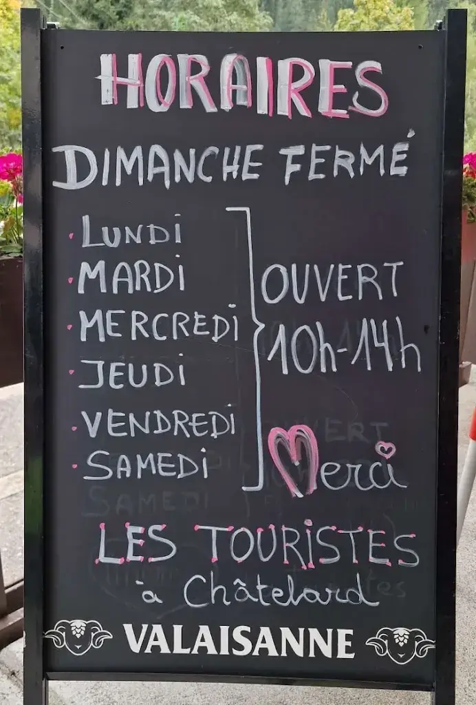 Menu_Les Touristes Châtelard_Le Châtelard_image_2
