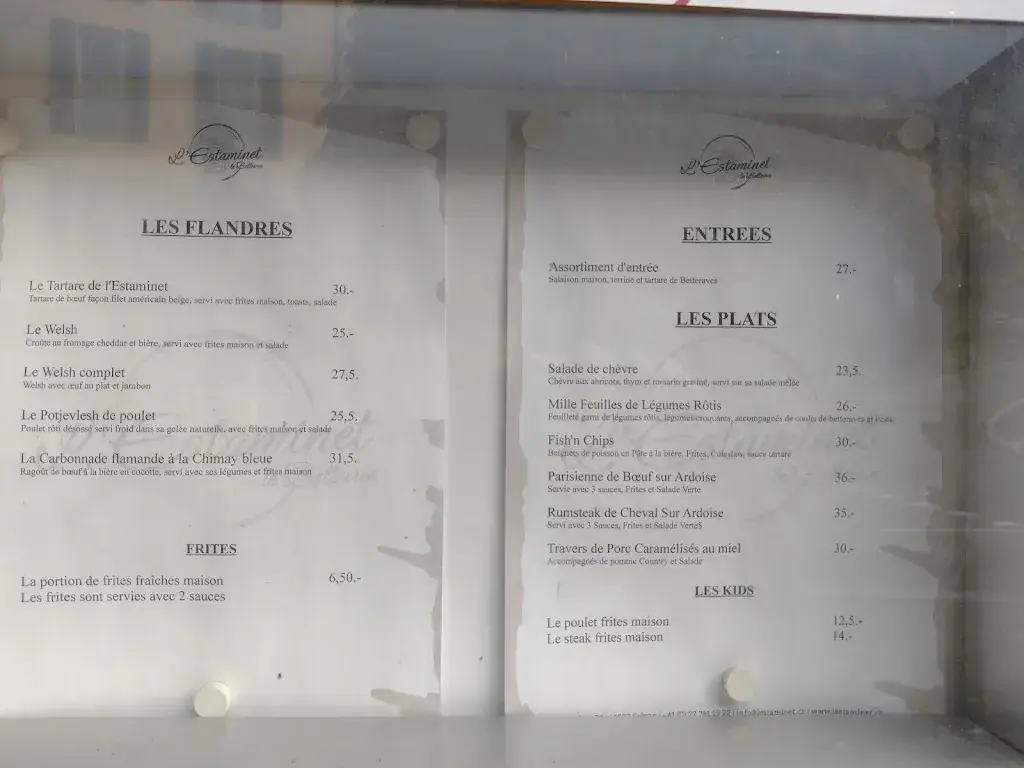 L'Estaminet - Le Bellevue_Salvan_menu_image_1