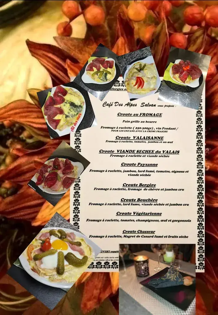 Menü_Café des Alpes_Salvan_Bild_2