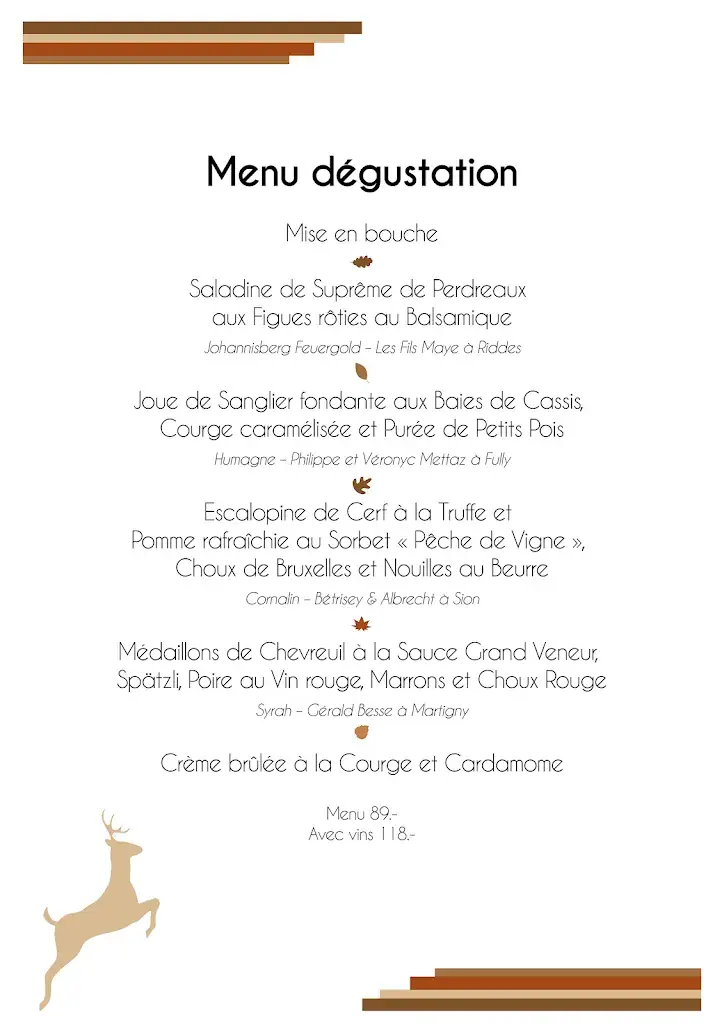 Menu_Restaurant Le Philosophe SA_Saint-Maurice_immagine_2