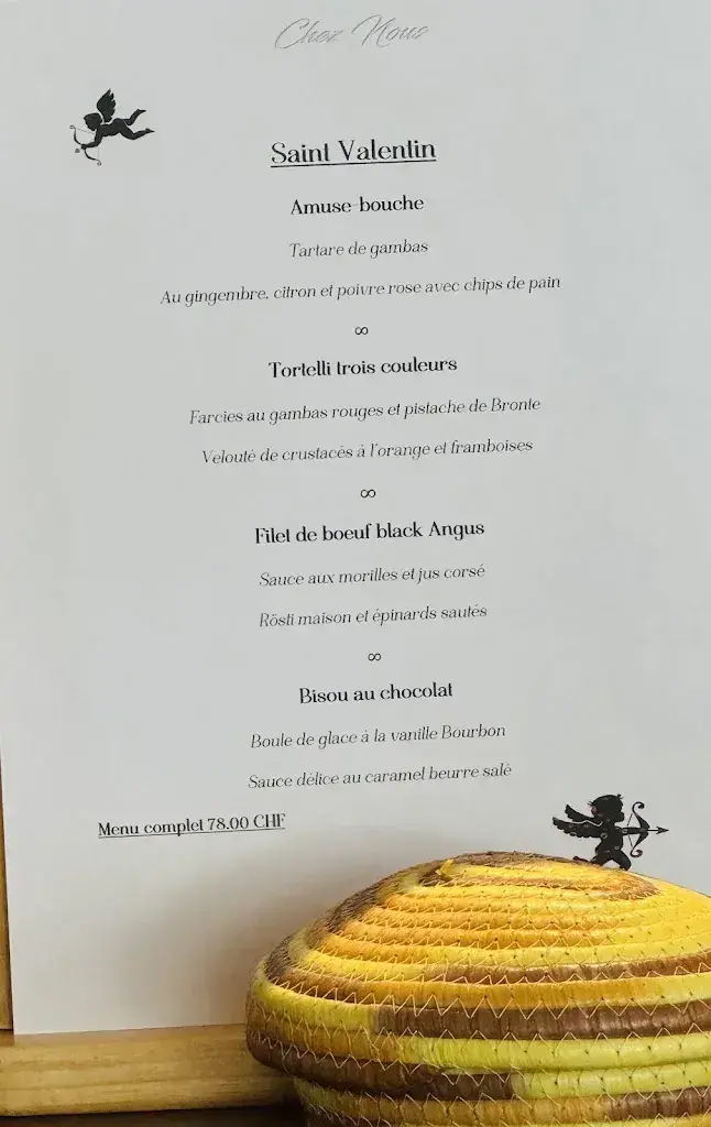 Menu_Restaurant Chez Nous_Saint-Maurice_immagine_2