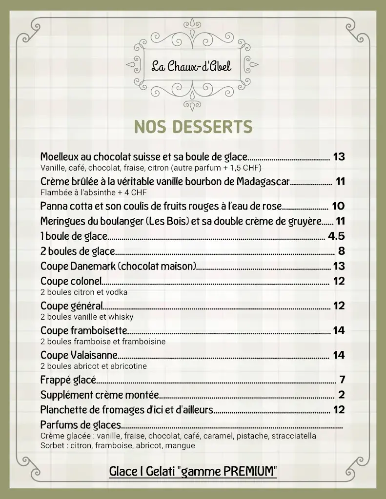 Restaurant La Chaux d'Abel_La Ferrière_menu_image_1