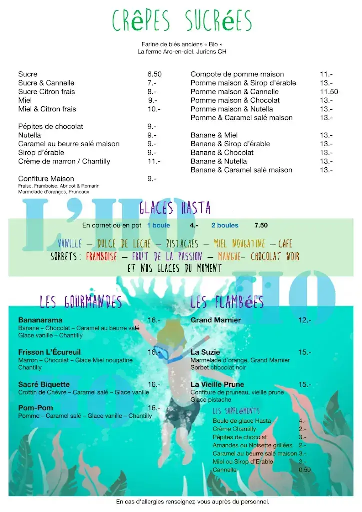 L'Ho'Ho'Ho... restaurant in Granges