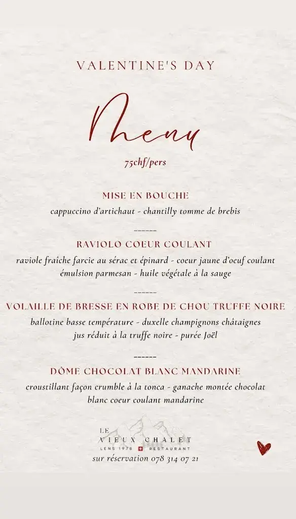 Le Vieux Chalet restaurant in Lens