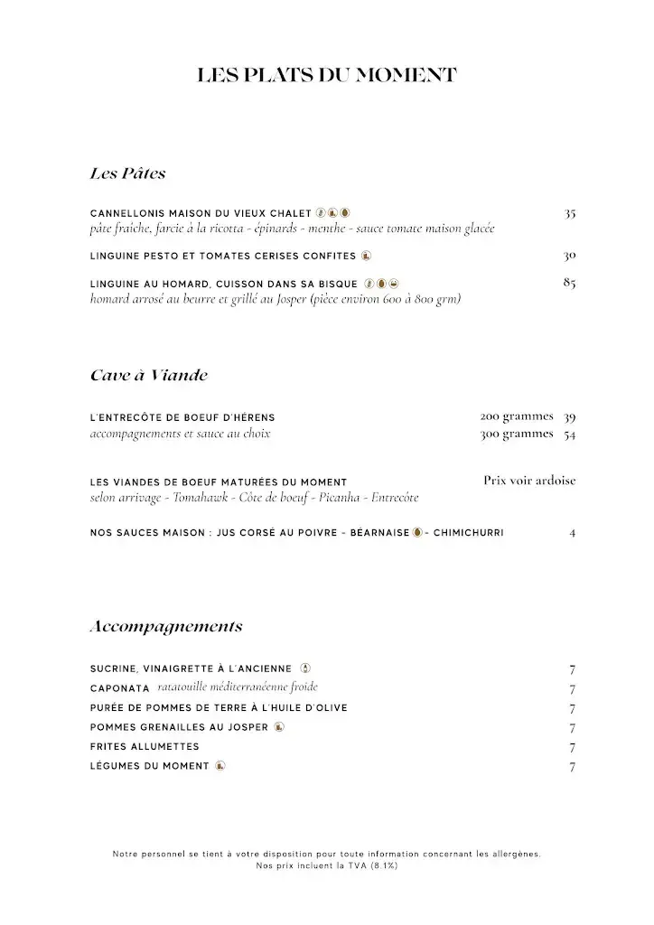 Menu_Le Vieux Chalet_Lens_image_4