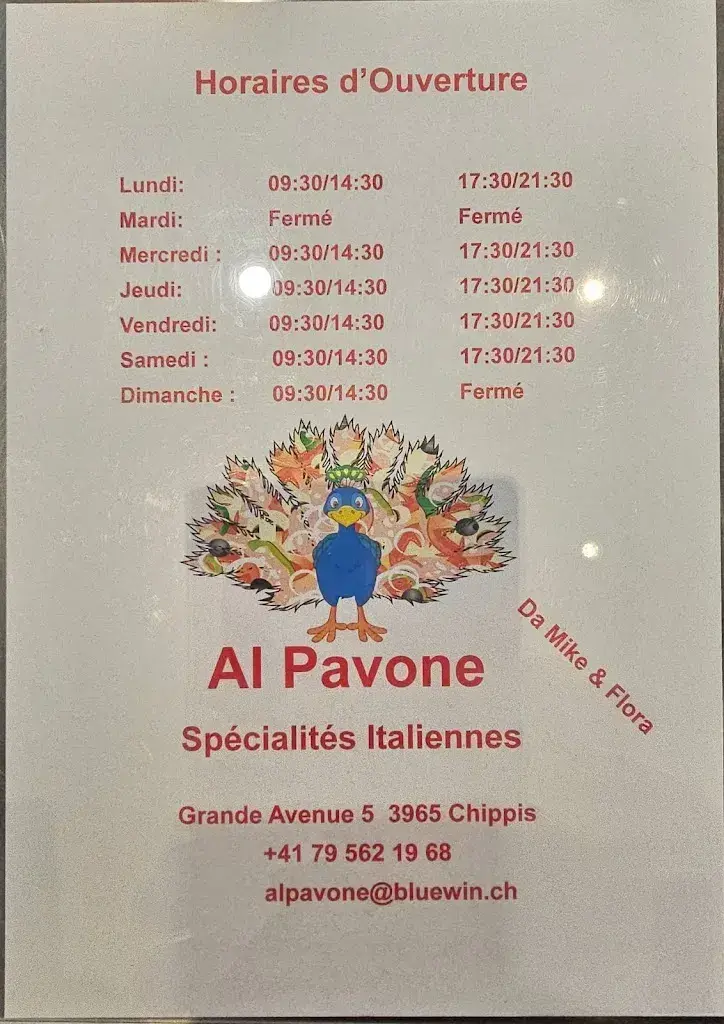 Menü_Al Pavone_Chippis_Bild_2