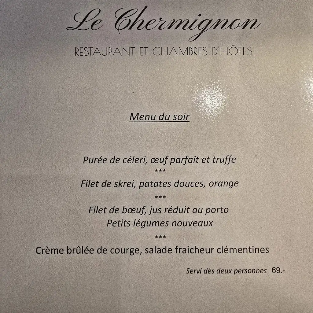 Le Chermignon Restaurant et chambres d'hôtes_Crans-Montana_menu_image_1
