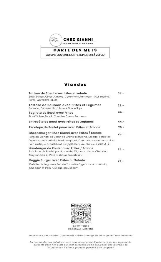 Menu_Chez Gianni_Crans-Montana_image_3