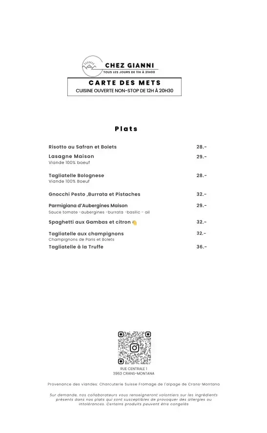 Menu_Chez Gianni_Crans-Montana_image_4