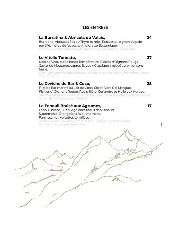 Menu_Restaurant La Maison_Crans-Montana_image_3