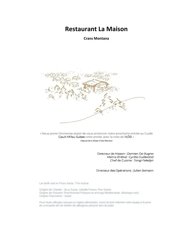 Menu_Restaurant La Maison_Crans-Montana_image_4