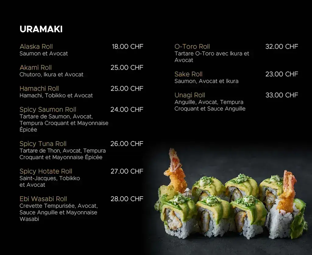 Menu_Kaizen Japanese Cuisine_Crans-Montana_image_4