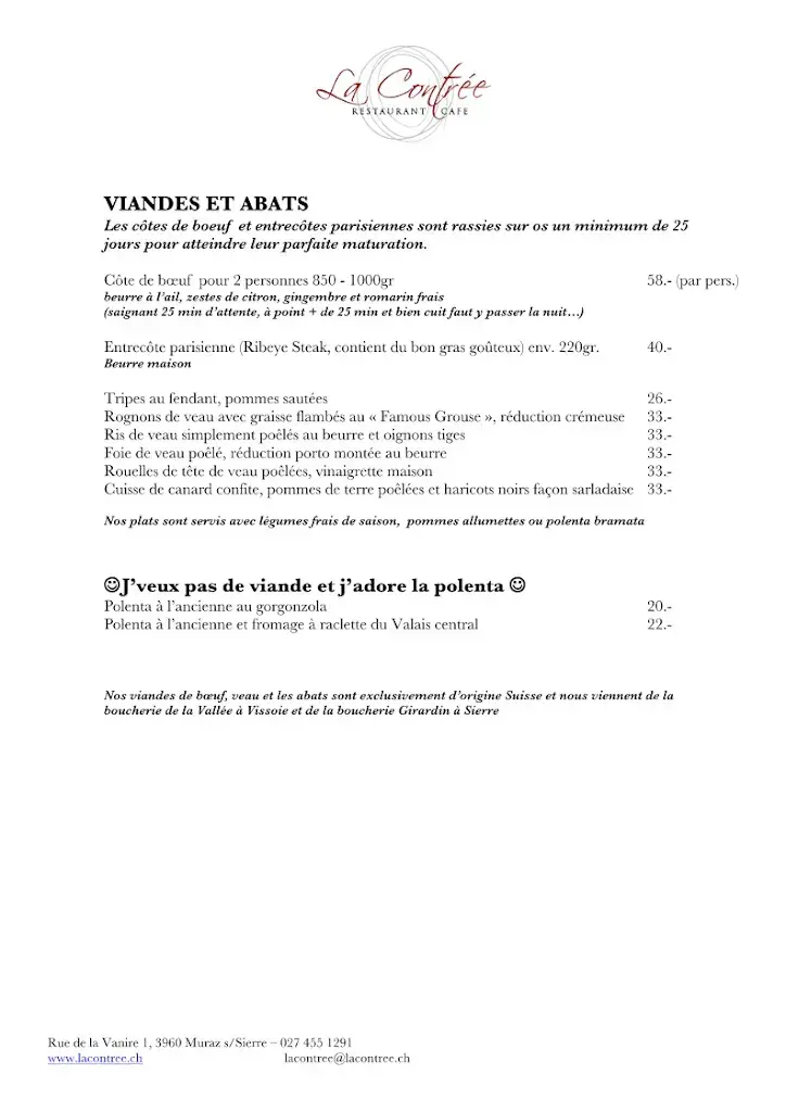 Menu_La Contrée Restaurant_Muraz_image_2