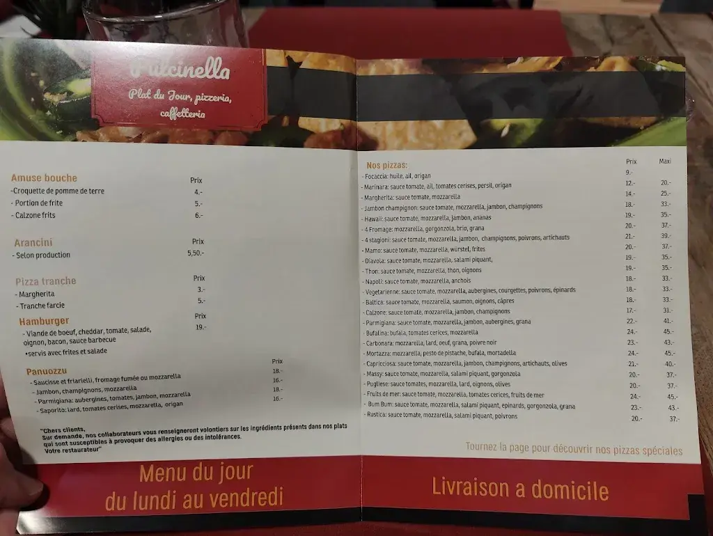 Pulcinella restaurante en Sierre