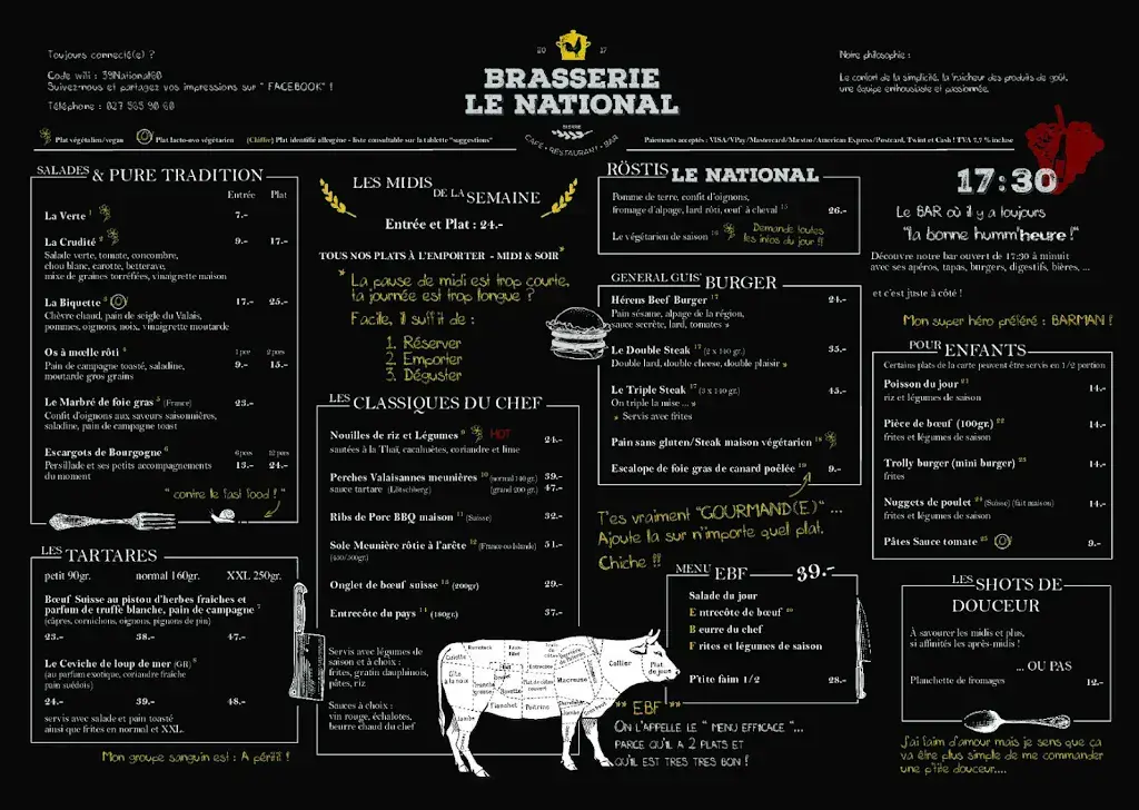 Menu_Brasserie Le National_Sierre_image_4