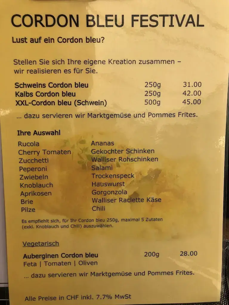 Restaurant La Poste_Visp_menu_image_1