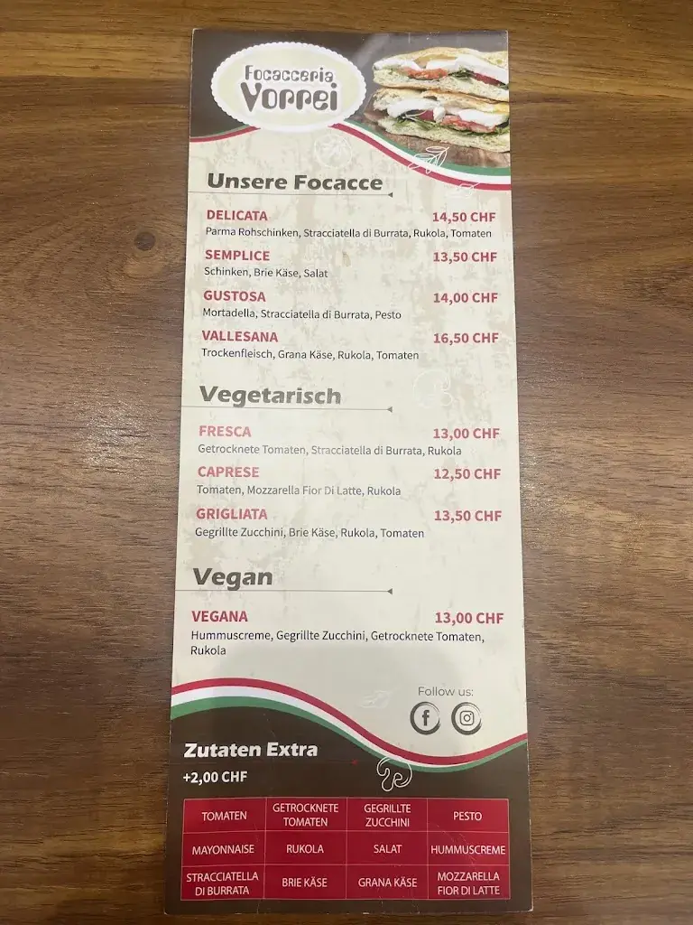 Menu_Focacceria Gelateria Vorrei_Visp_image_2
