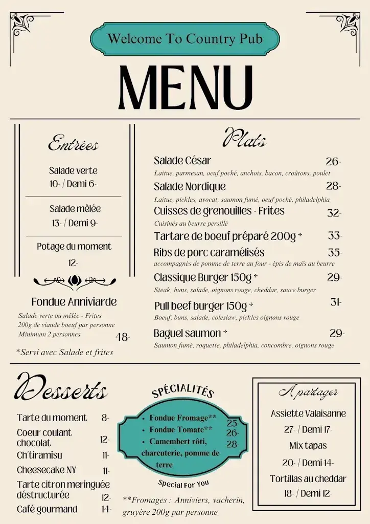 Country Pub_Grimentz_menu_image_1