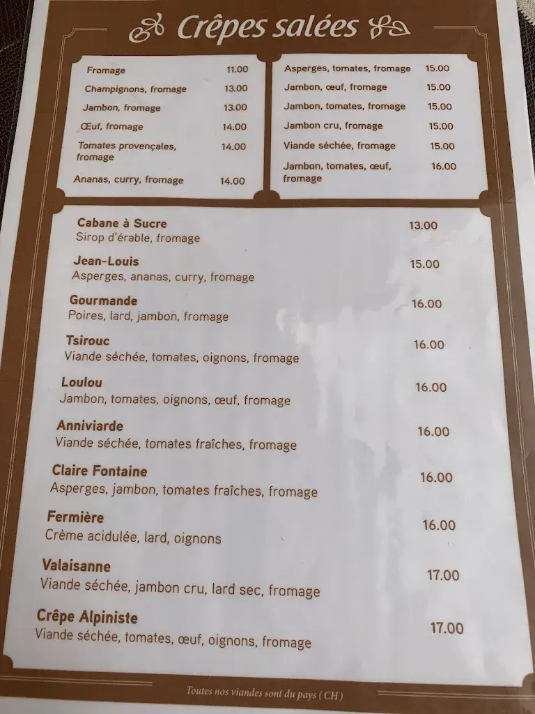 Menu_A la Claire Fontaine_Grimentz_image_2
