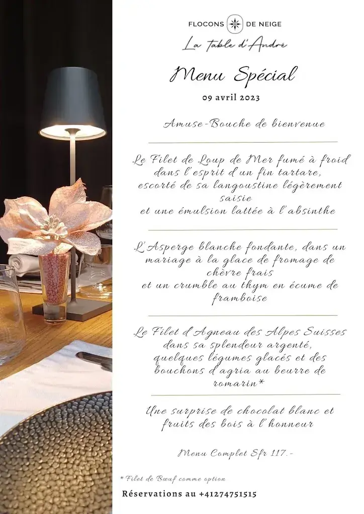 Brasserie Flocons de Neige_Grimentz_menu_image_1