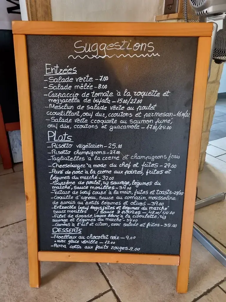 Menu_Café Restaurant de la Croisée_Veyras_image_2