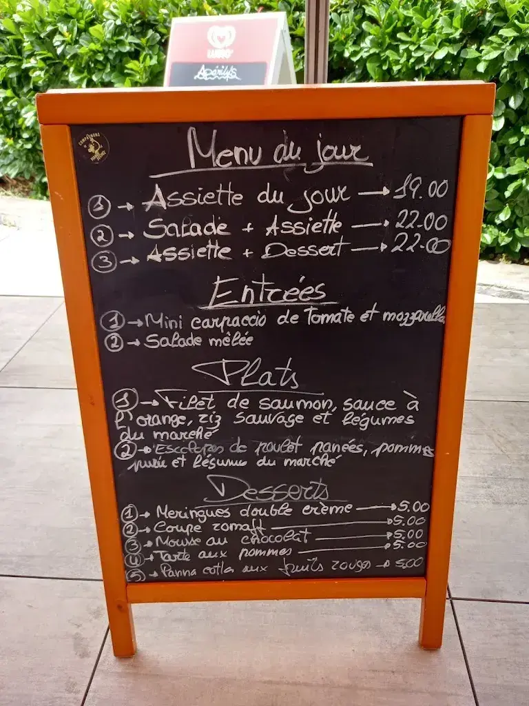 Menu_Café Restaurant de la Croisée_Veyras_image_3