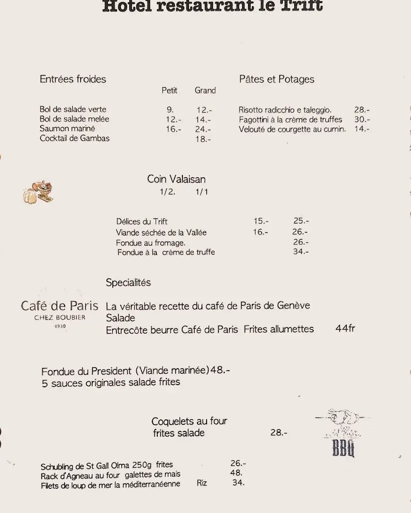 Hotel Restaurant le Trift_Zinal_menu_image_1