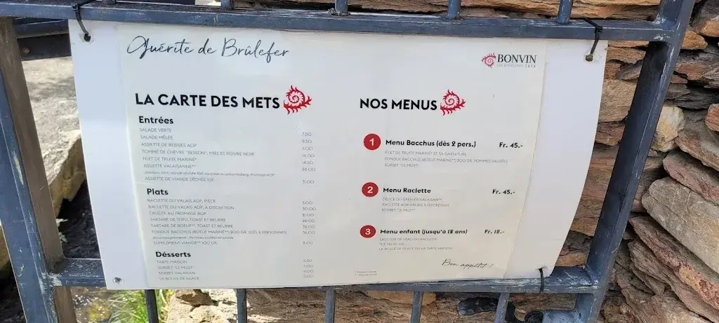 Menu_La Guérite Brûlefer_Sion_image_2
