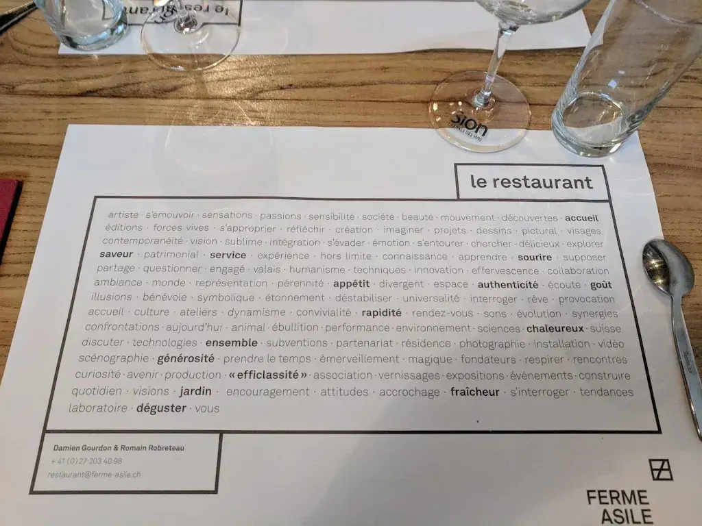Menu_Ferme-Asile, Le Restaurant_Sion_image_1