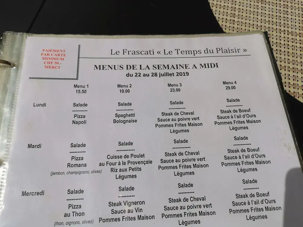 Menu_Restaurant Le Frascati_Le Locle_image_4