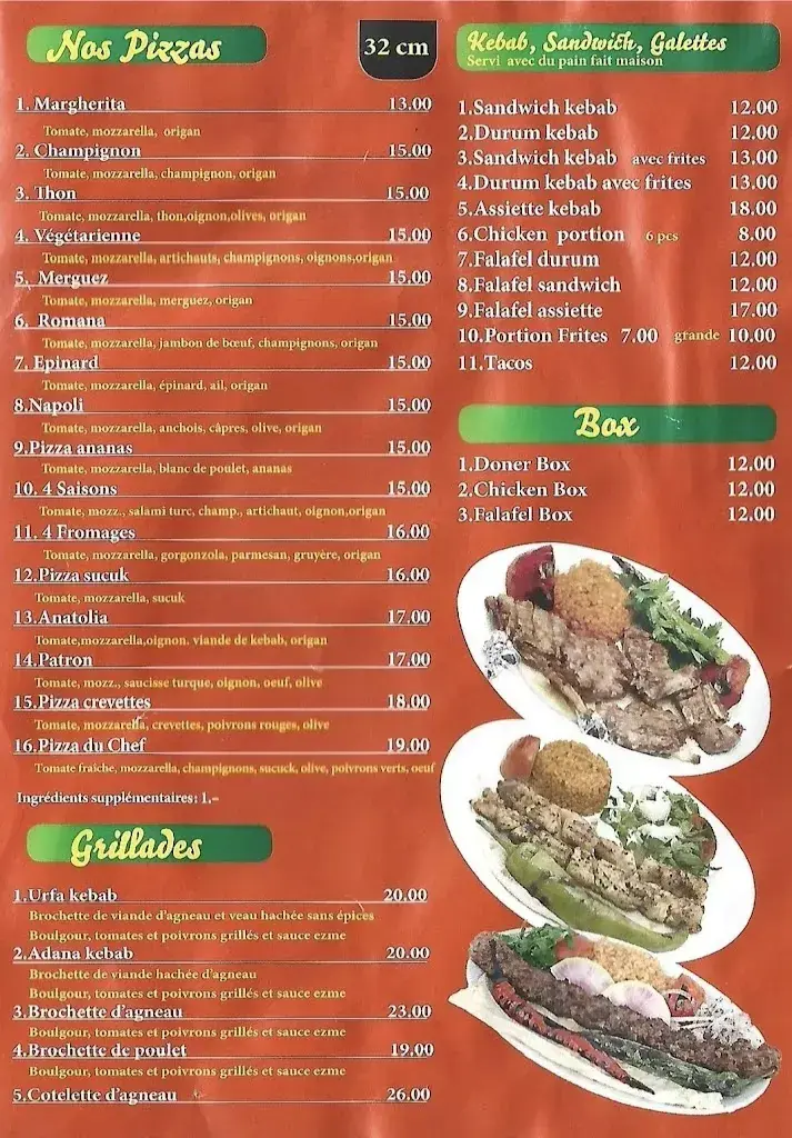 Restaurant Anatolia restaurant à Le Locle