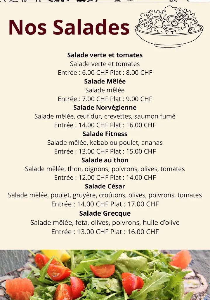 Menu_Restaurant Méditerranée_Le Locle_image_1