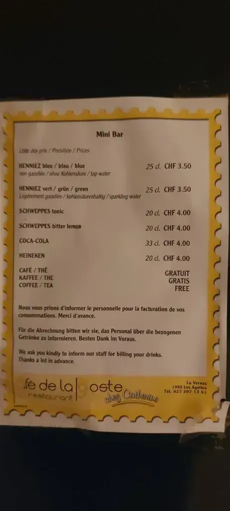 Menu_Café de la Poste_La Vernaz_image_1